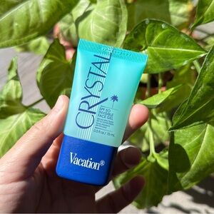 Vacation Crystal SPF 50 Sunscreen Gel – Travel Size 15ml – NEW